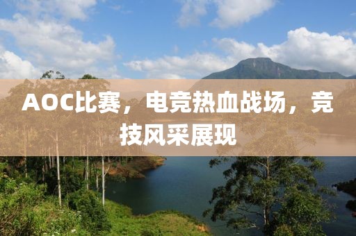 AOC比赛，电竞热血战场，竞技风采展现