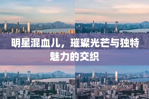 明星混血儿，璀璨光芒与独特魅力的交织