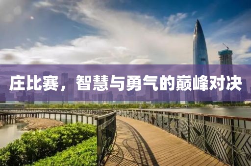 庄比赛，智慧与勇气的巅峰对决