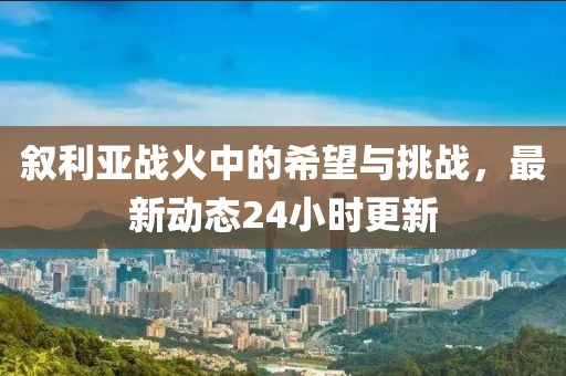 叙利亚战火中的希望与挑战，最新动态24小时更新