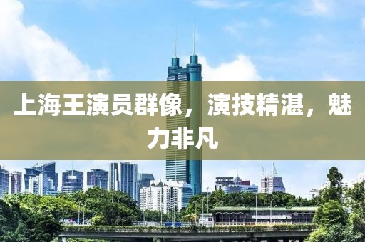 上海王演员群像，演技精湛，魅力非凡