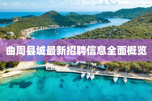 曲周县城最新招聘信息全面概览