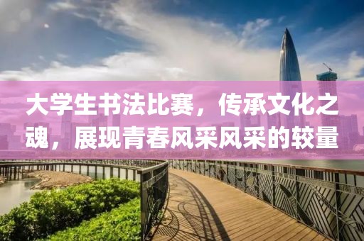 大学生书法比赛，传承文化之魂，展现青春风采风采的较量