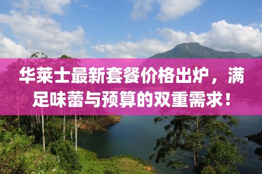 华莱士最新套餐价格出炉，满足味蕾与预算的双重需求！