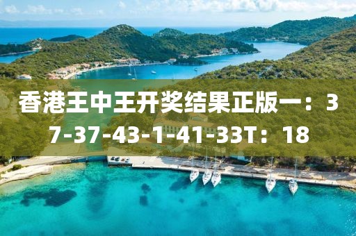 香港王中王开奖结果正版一：37-37-43-1-41-33T：18