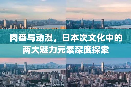 肉番与动漫，日本次文化中的两大魅力元素深度探索