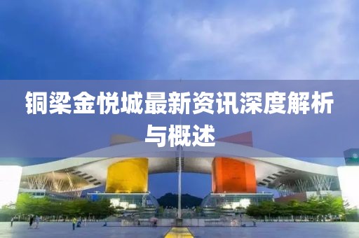 铜梁金悦城最新资讯深度解析与概述