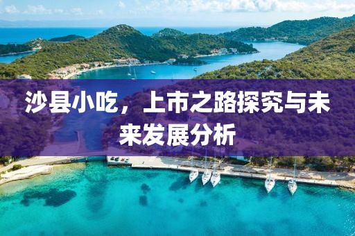 沙县小吃，上市之路探究与未来发展分析