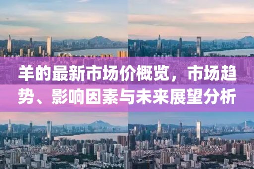 羊的最新市场价概览，市场趋势、影响因素与未来展望分析