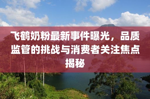 飞鹤奶粉最新事件曝光，品质监管的挑战与消费者关注焦点揭秘