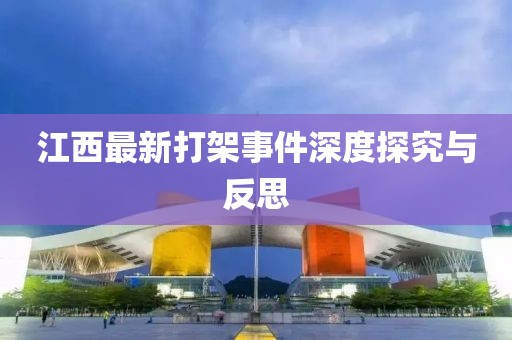 江西最新打架事件深度探究与反思