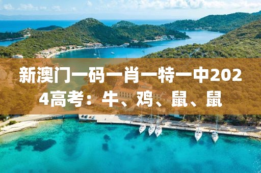 新澳门一码一肖一特一中2024高考：牛、鸡、鼠、鼠
