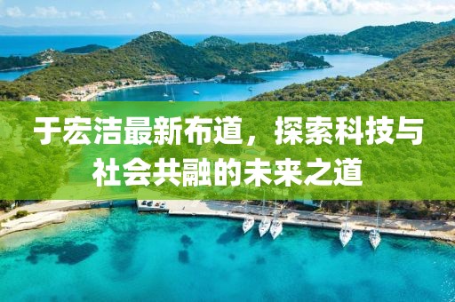 于宏洁最新布道，探索科技与社会共融的未来之道