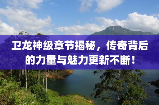 卫龙神级章节揭秘，传奇背后的力量与魅力更新不断！