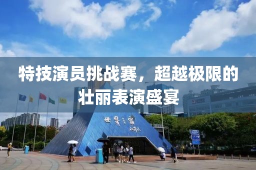 特技演员挑战赛，超越极限的壮丽表演盛宴