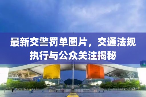 最新交警罚单图片，交通法规执行与公众关注揭秘
