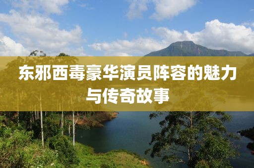 东邪西毒豪华演员阵容的魅力与传奇故事