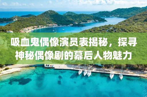 吸血鬼偶像演员表揭秘，探寻神秘偶像剧的幕后人物魅力