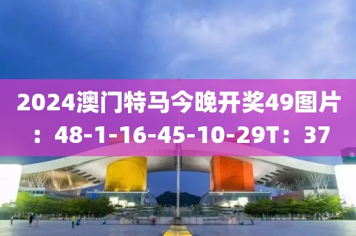 2024澳门特马今晚开奖49图片：48-1-16-45-10-29T：37