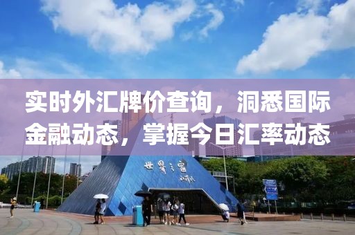 实时外汇牌价查询，洞悉国际金融动态，掌握今日汇率动态
