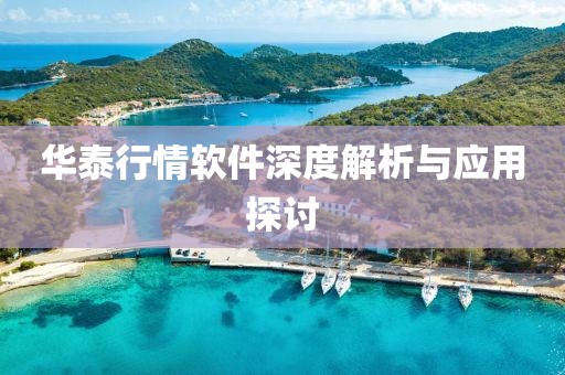 华泰行情软件深度解析与应用探讨