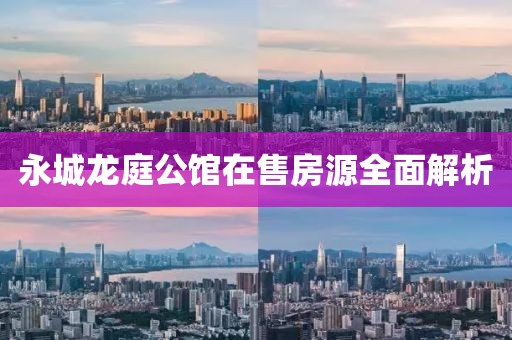 永城龙庭公馆在售房源全面解析