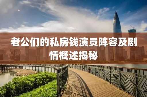 老公们的私房钱演员阵容及剧情概述揭秘