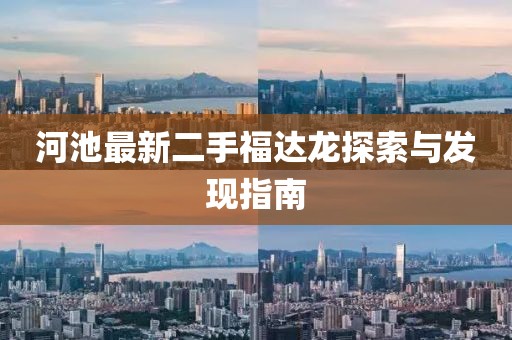 河池最新二手福达龙探索与发现指南