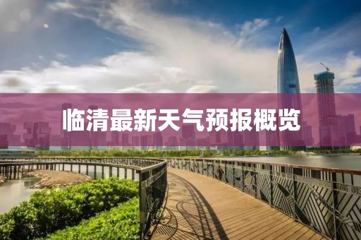 临清最新天气预报概览