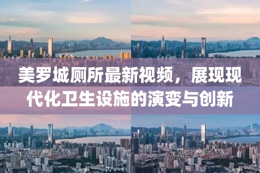 美罗城厕所最新视频，展现现代化卫生设施的演变与创新