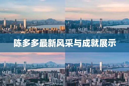 陈多多最新风采与成就展示