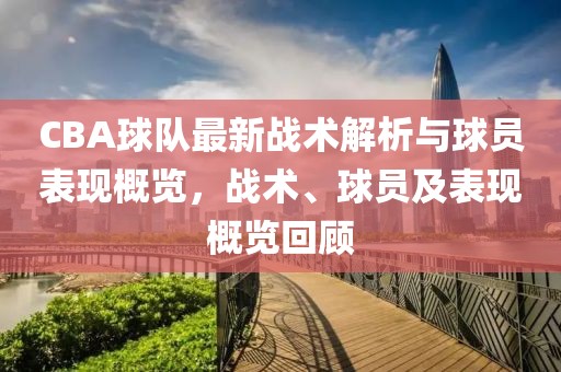 CBA球队最新战术解析与球员表现概览，战术、球员及表现概览回顾