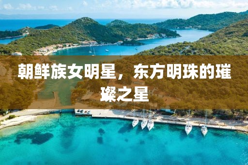 朝鲜族女明星，东方明珠的璀璨之星