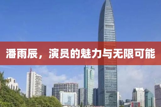 潘雨辰，演员的魅力与无限可能
