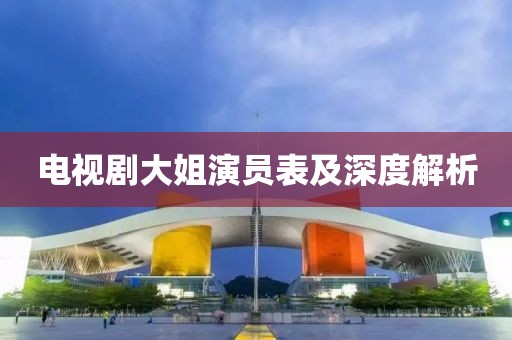 电视剧大姐演员表及深度解析