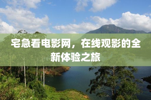 宅急看电影网，在线观影的全新体验之旅