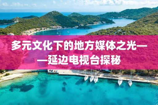 多元文化下的地方媒体之光——延边电视台探秘