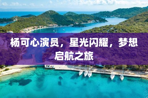 杨可心演员，星光闪耀，梦想启航之旅