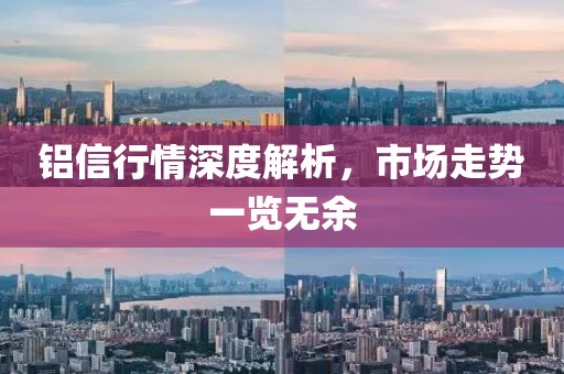 铝信行情深度解析，市场走势一览无余