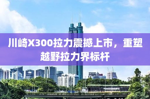 川崎X300拉力震撼上市，重塑越野拉力界标杆