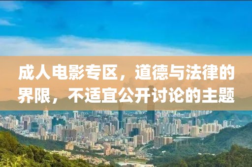 成人电影专区，道德与法律的界限，不适宜公开讨论的主题