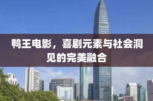 鸭王电影，喜剧元素与社会洞见的完美融合