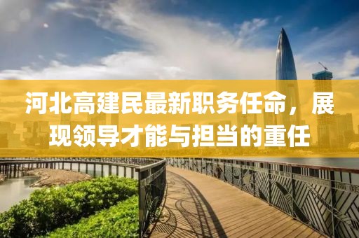 河北高建民最新职务任命，展现领导才能与担当的重任