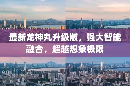 最新龙神丸升级版，强大智能融合，超越想象极限