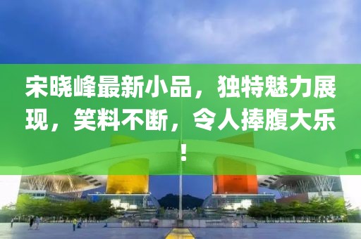 宋晓峰最新小品，独特魅力展现，笑料不断，令人捧腹大乐！