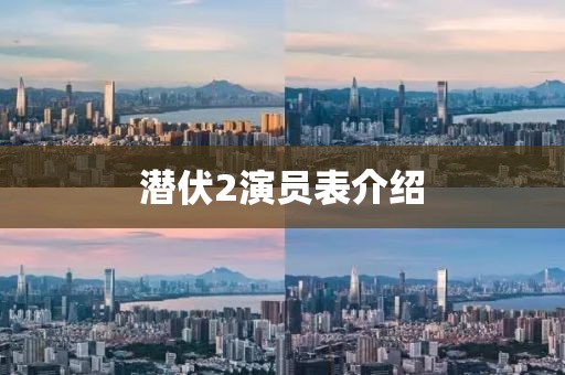 潜伏2演员表介绍