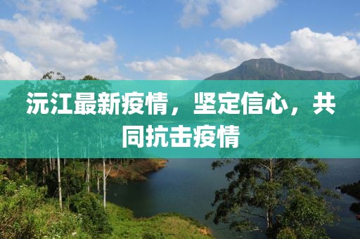 沅江最新疫情,坚定信心,共同抗击疫情