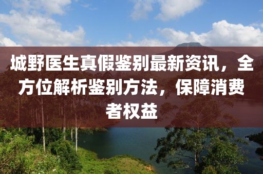 城野医生真假鉴别最新资讯，全方位解析鉴别方法，保障消费者权益