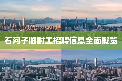 石河子临时工招聘信息全面概览