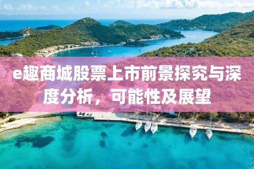 e趣商城股票上市前景探究与深度分析，可能性及展望